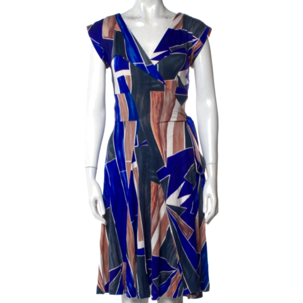 DVF Metropolis Silk Jersey Wrap Dress